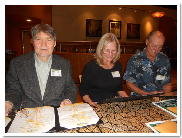 Bob Iding and Jan and George Tonner